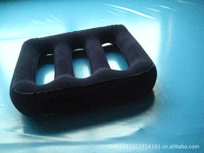 供應(yīng)PVC充氣H形植絨枕 | 6P環(huán)保無(wú)毒，批發(fā)零售各種充氣枕圖片大全